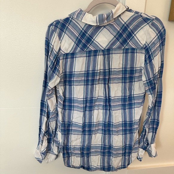 Rails blue & white button down shirt size S - Picture 4 of 6
